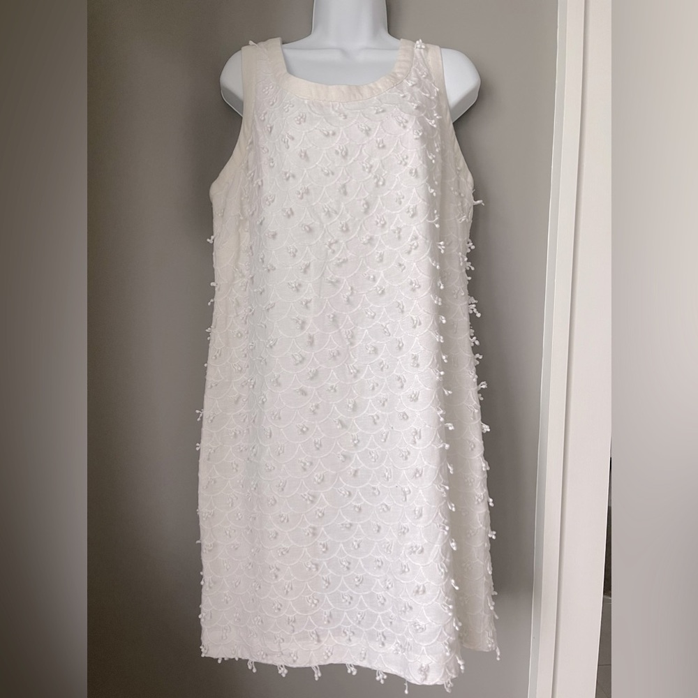 NEW vineyard vines size 14 linen dress
